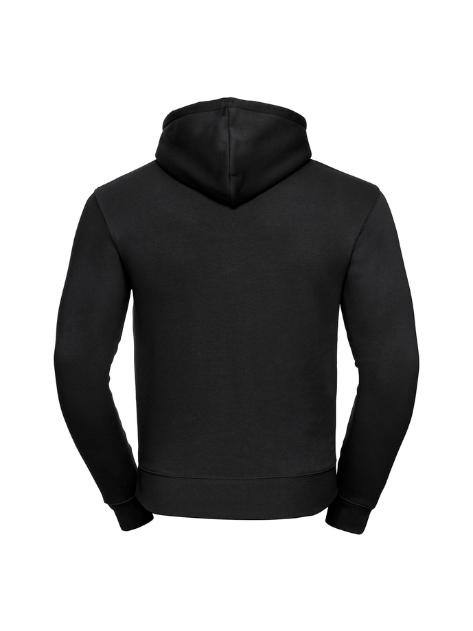 Black S.P Classic hoodie men’s branded hoodie back view