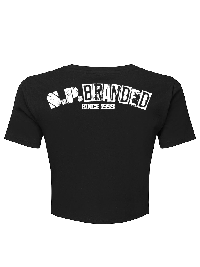 S.P Branded Twist Cropped Tee