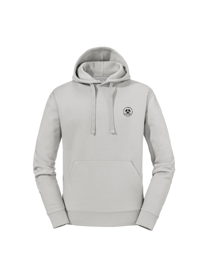 Urban light grey S.P Classic hoodie men’s branded hoodie front view
