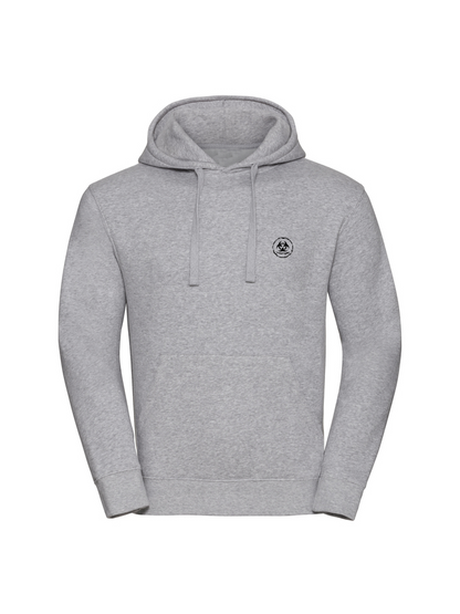 Light grey S.P Classic hoodie men’s branded hoodie front view