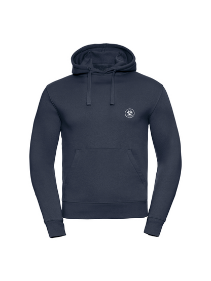Navy S.P Classic hoodie men’s branded hoodie front view