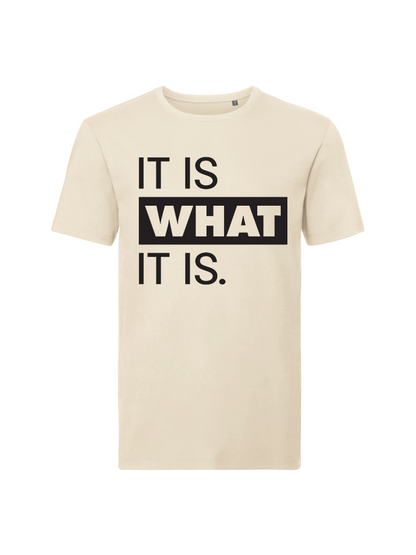 It is what it is. Tee