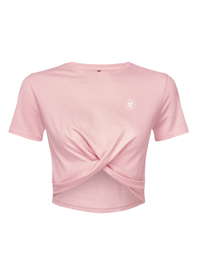 S.P Branded Twist Cropped Tee