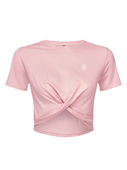 S.P Branded Twist Cropped Tee