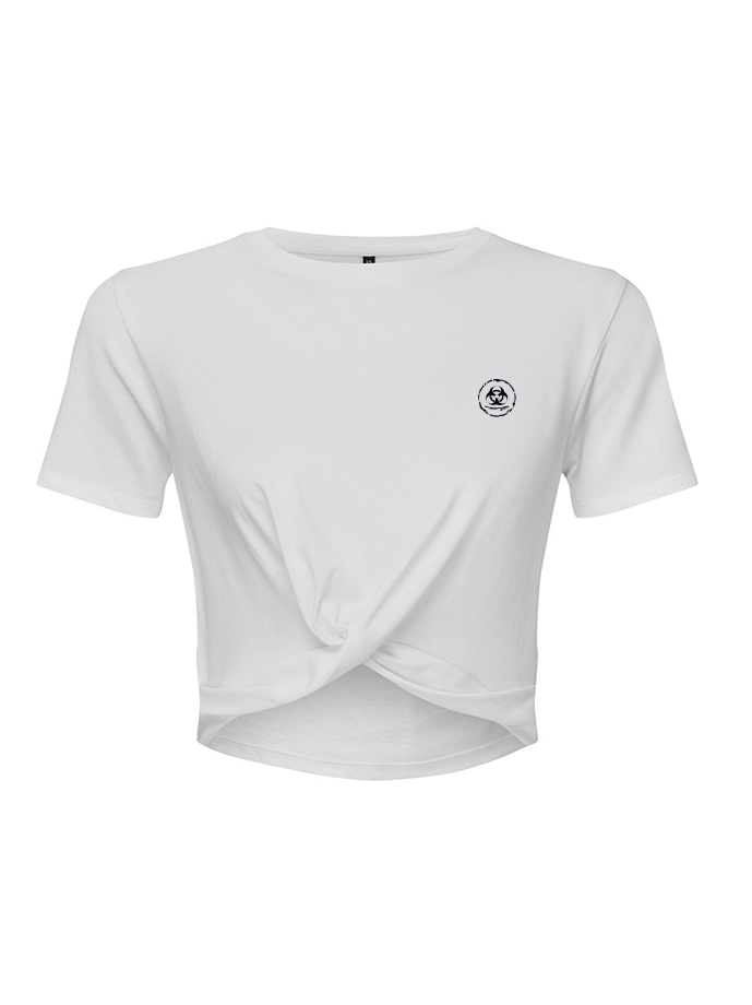 S.P Branded Twist Cropped Tee