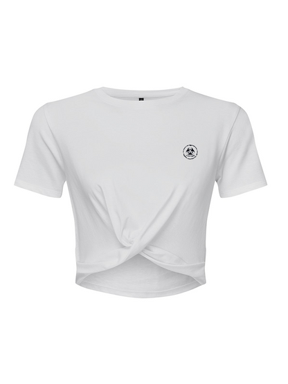 S.P Branded Twist Cropped Tee