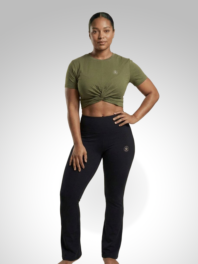 S.P Branded Twist Cropped Tee
